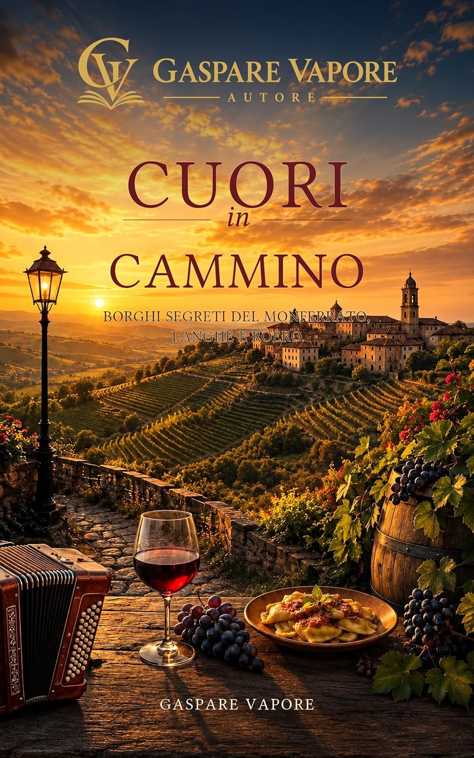 Copertina del libro Cuori in Cammino di Gaspare Vapore