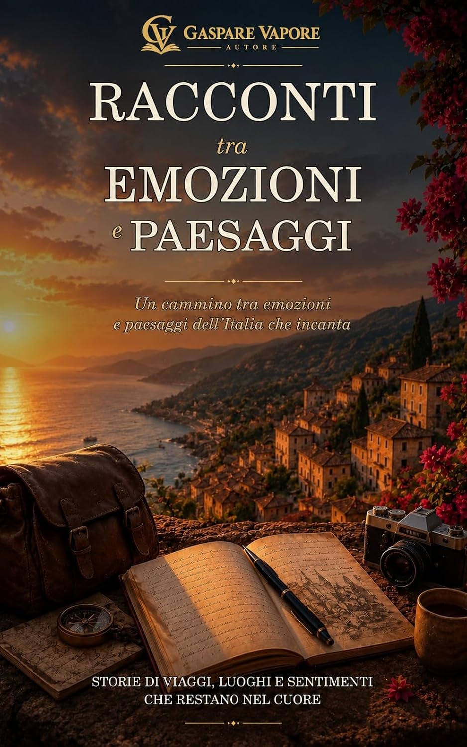 Copertina del libro Racconti tra emozioni e paesaggi di Gaspare Vapore