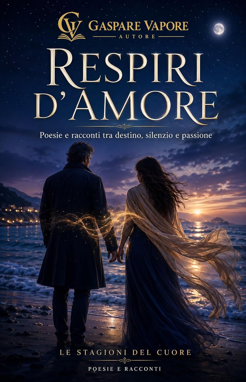 Copertina del libro Respiri d’amore di Gaspare Vapore
