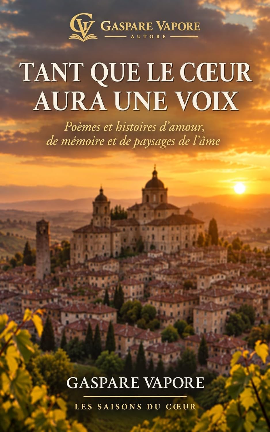 Copertina eBook TANT QUE LE CŒUR AURA UNE VOIX di Gaspare Vapore