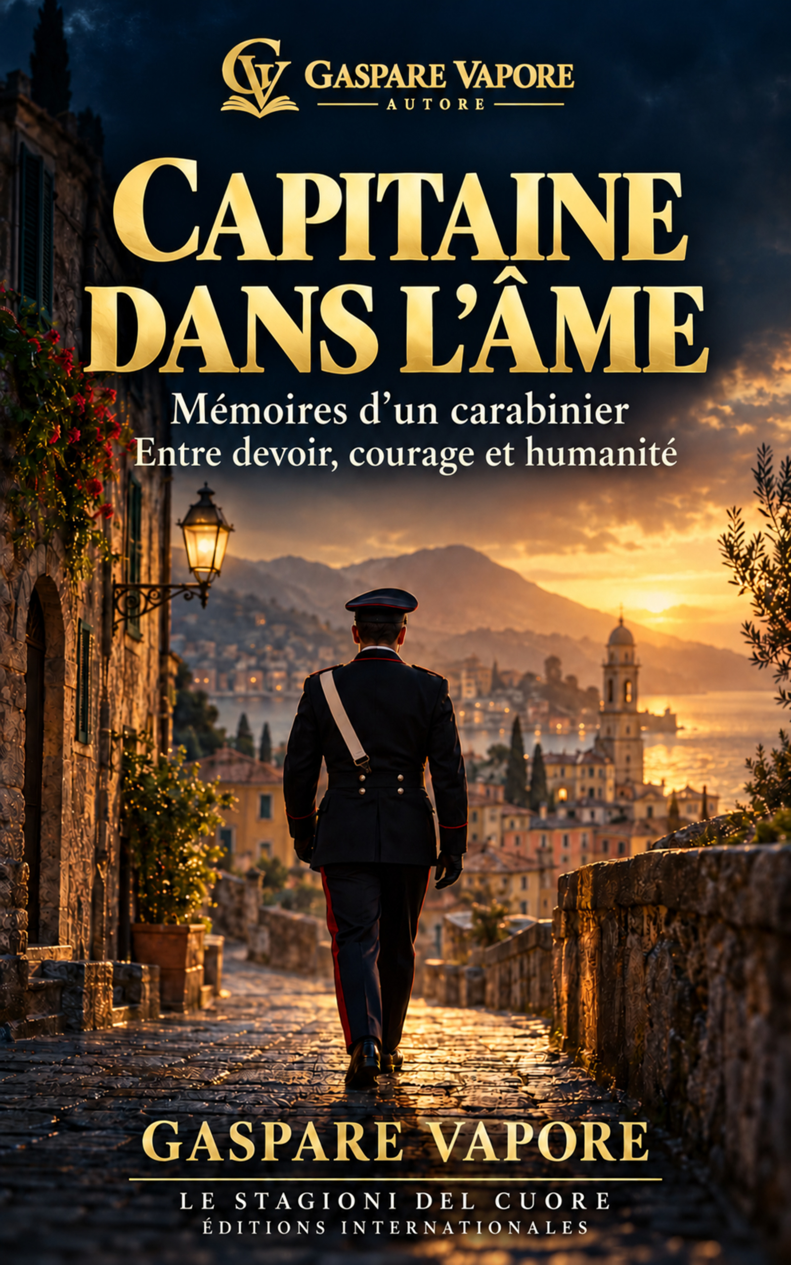 Copertina di Capitaine dans l’âme di Gaspare Vapore, edizione francese