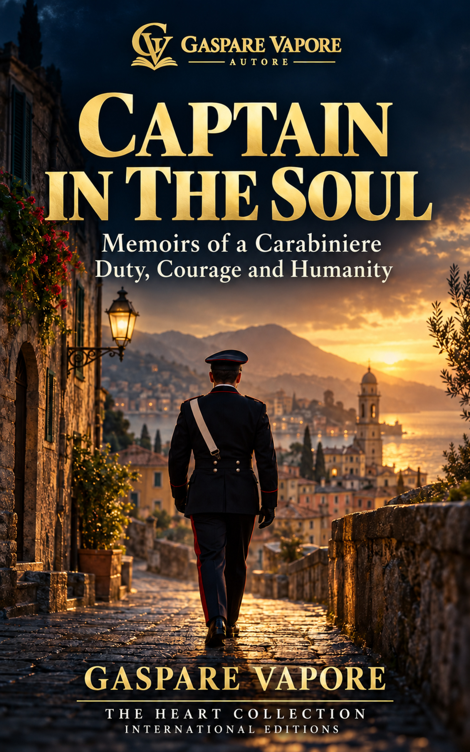 Copertina di Captain in the Soul di Gaspare Vapore, edizione inglese