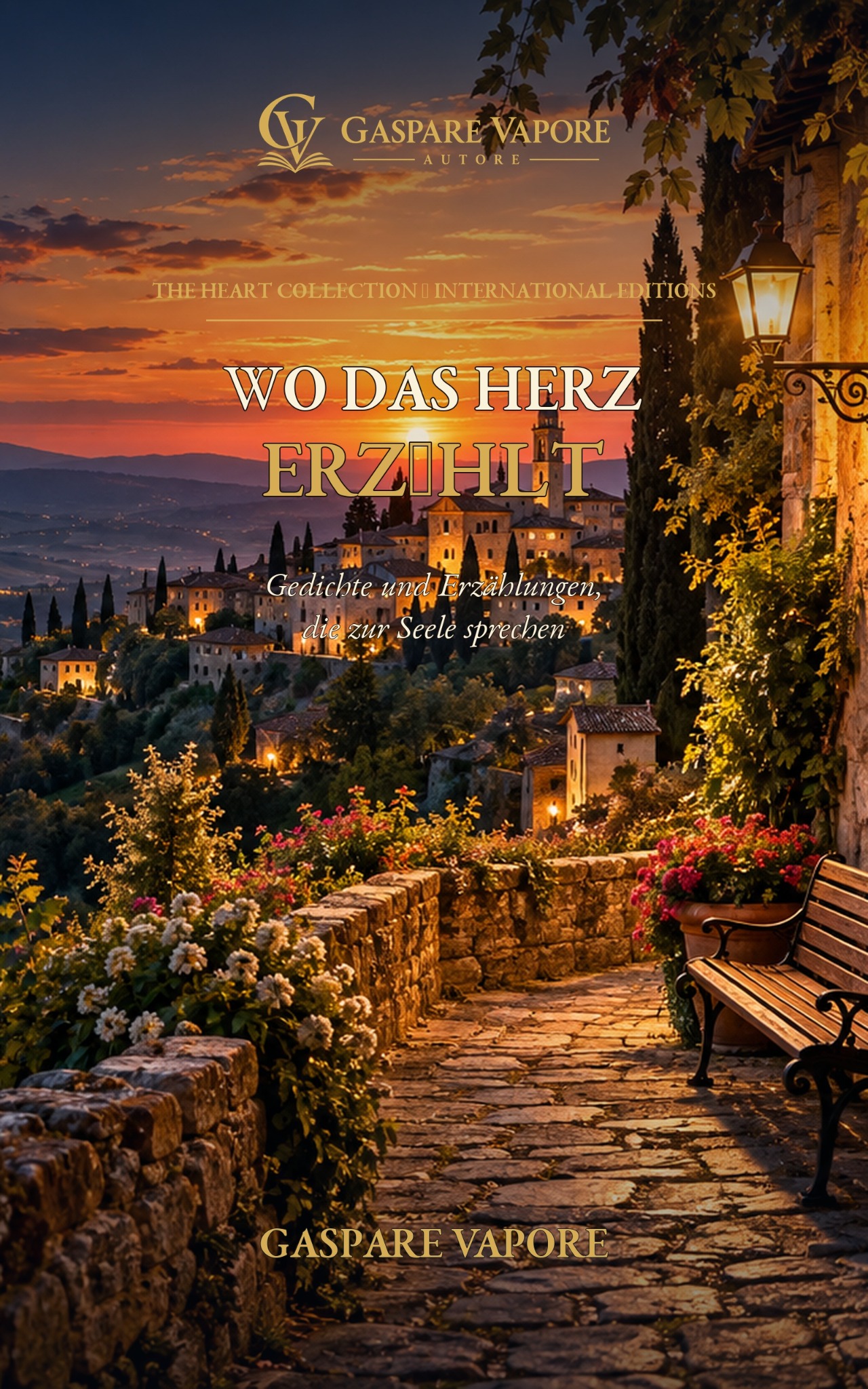 Copertina eBook WO DAS HERZ ERZÄHLT di Gaspare Vapore